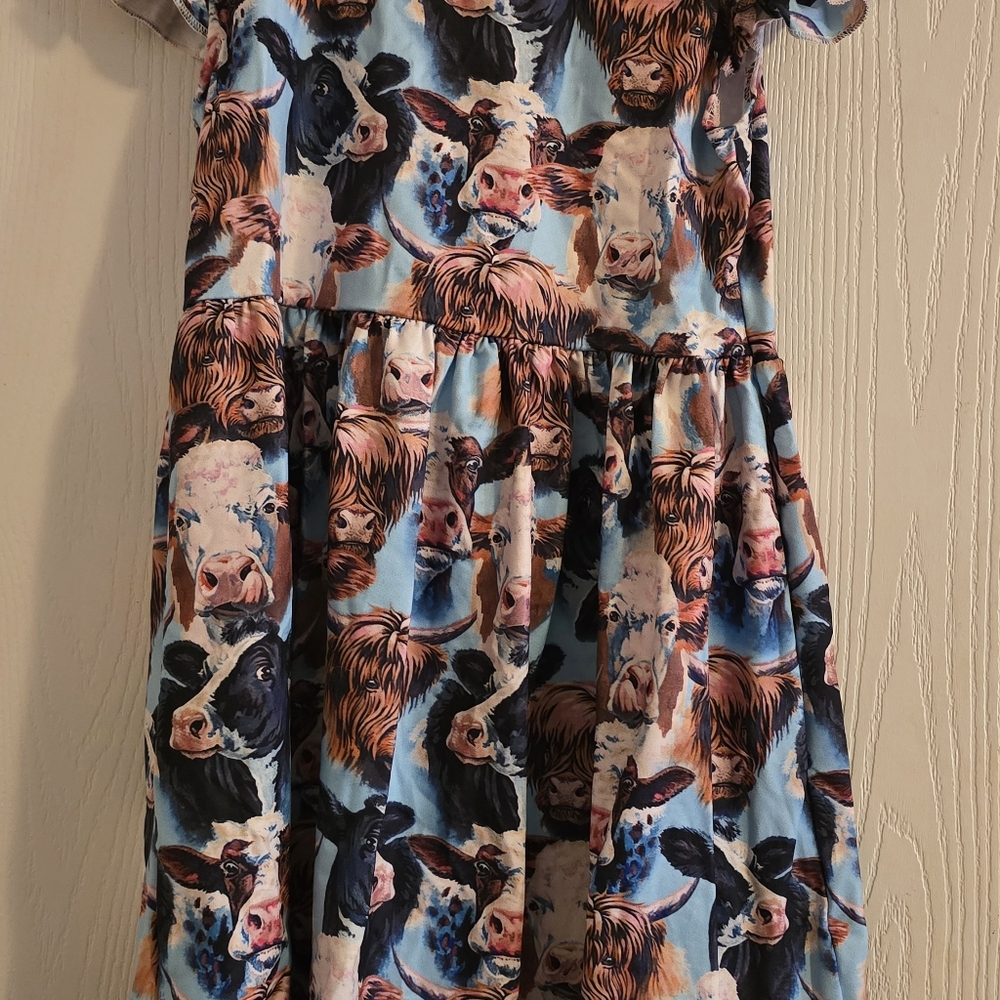 Kids Animal Print Dress